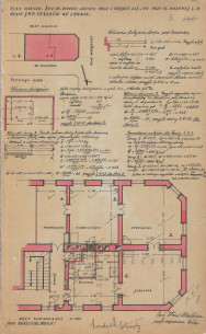 Проект реконструкції квартири. 1 варіант. 1934 р.