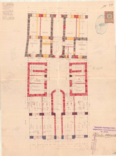 Планування 1 поверху. 1909 р.