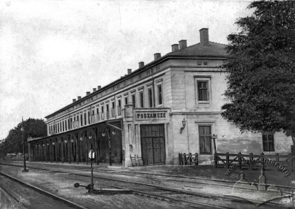 The "Pidzamche" railway station in 1900-1910s