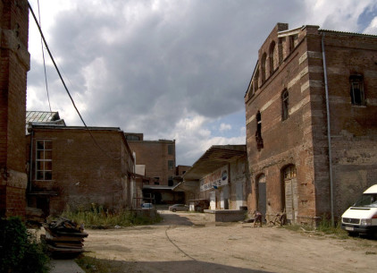 Vul. Promyslova, 52. The latest location of the city slaughterhouse. Part of its buildings