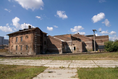 Vul. Promyslova, 52. The latest location of the city slaughterhouse. Part of its buildings