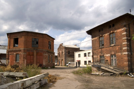 Vul. Promyslova, 52. The latest location of the city slaughterhouse. Part of its buildings