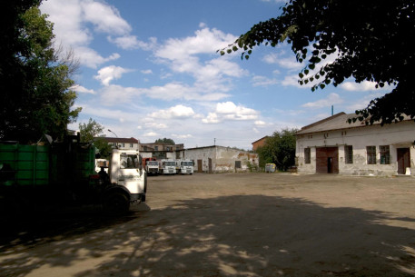 Вул. Жовківська, 18. Будівлі на території колишнього закладу очищення міста