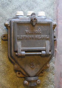 Input device in a building, installed in 1909.