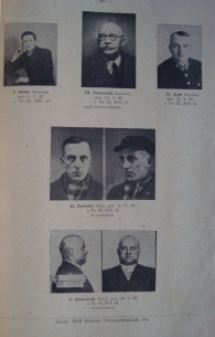 Issue of a daily on persons wanted in the territory of the General Government with an example of the presentation of photos and information on those wanted.