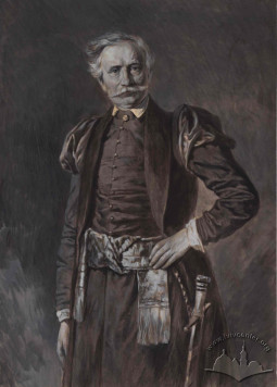 Wincenty Pol wearing a kuntusz, Polish national clothing
